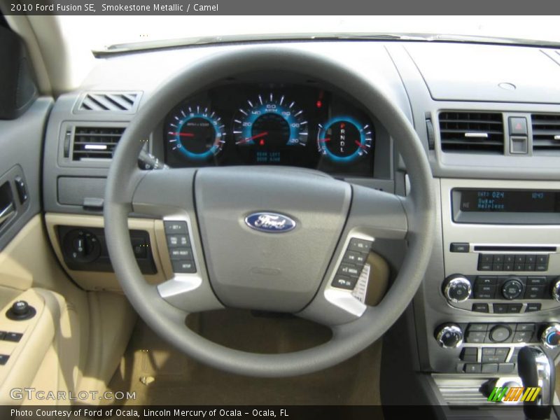 Smokestone Metallic / Camel 2010 Ford Fusion SE