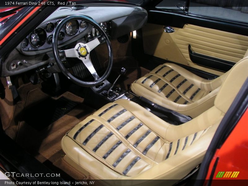 Tan Interior - 1974 Dino 246 GTS 