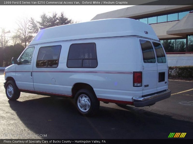 Oxford White / Medium Graphite 1999 Ford E Series Van E250 Commercial Access Van