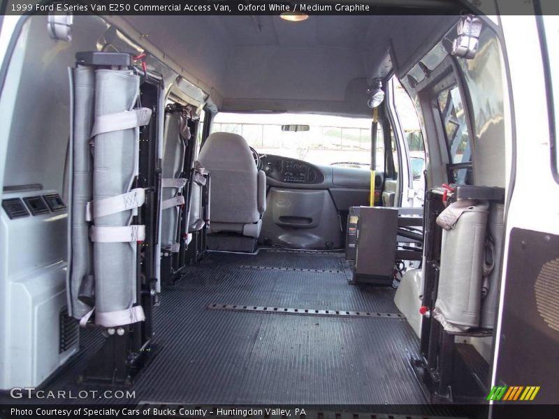 Oxford White / Medium Graphite 1999 Ford E Series Van E250 Commercial Access Van