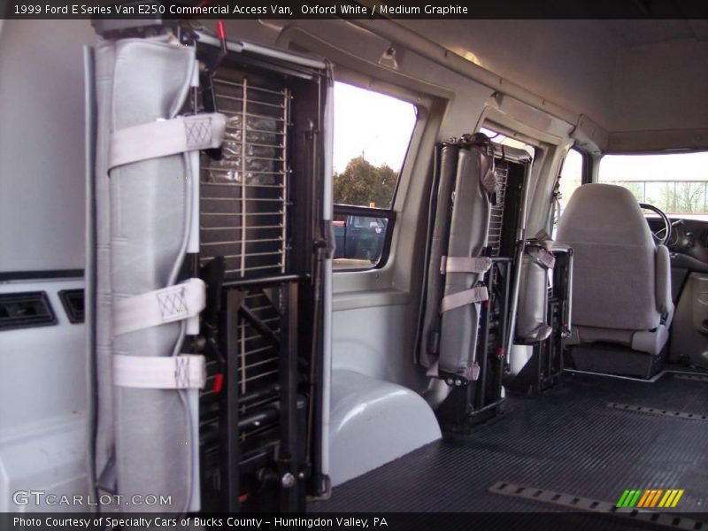 Oxford White / Medium Graphite 1999 Ford E Series Van E250 Commercial Access Van