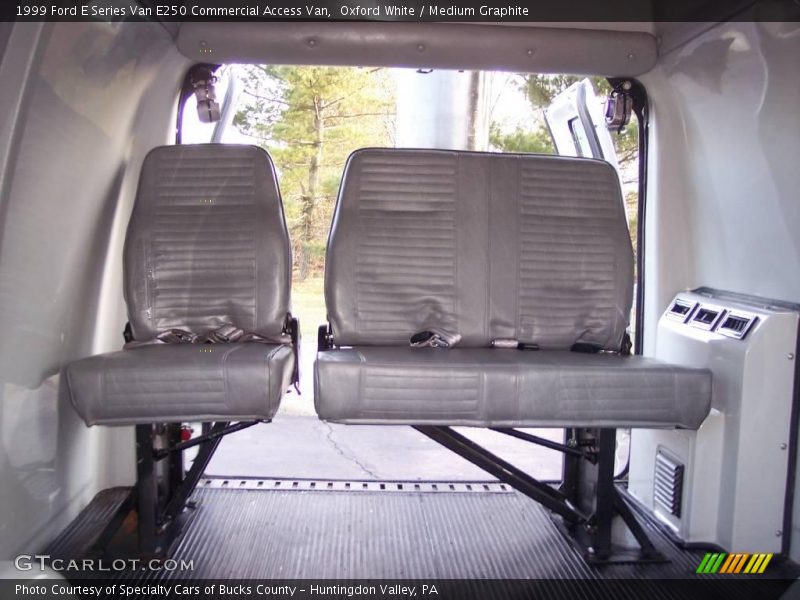 Oxford White / Medium Graphite 1999 Ford E Series Van E250 Commercial Access Van