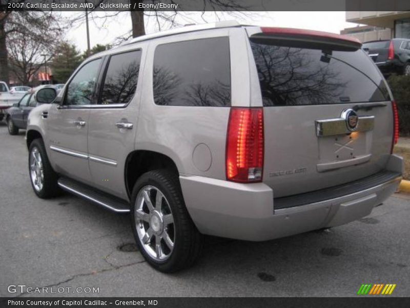 Quicksilver / Ebony/Ebony 2007 Cadillac Escalade AWD