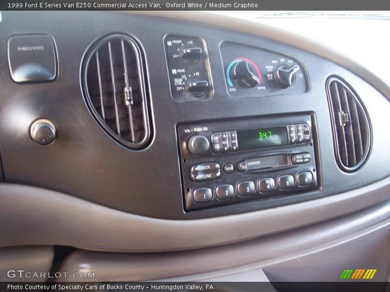 Oxford White / Medium Graphite 1999 Ford E Series Van E250 Commercial Access Van