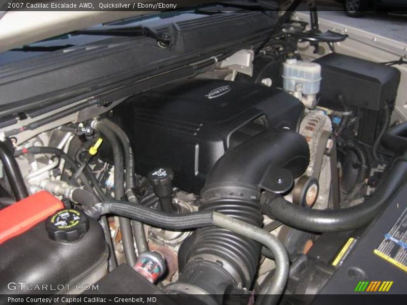 Quicksilver / Ebony/Ebony 2007 Cadillac Escalade AWD