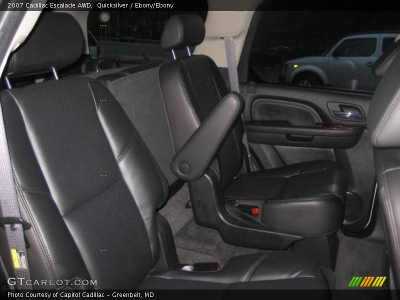 Quicksilver / Ebony/Ebony 2007 Cadillac Escalade AWD