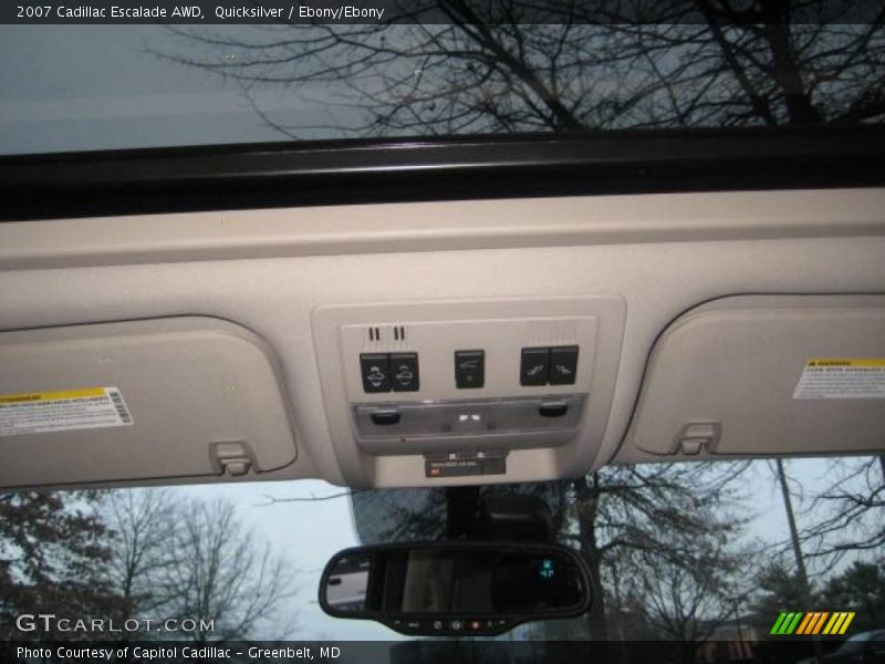 Quicksilver / Ebony/Ebony 2007 Cadillac Escalade AWD