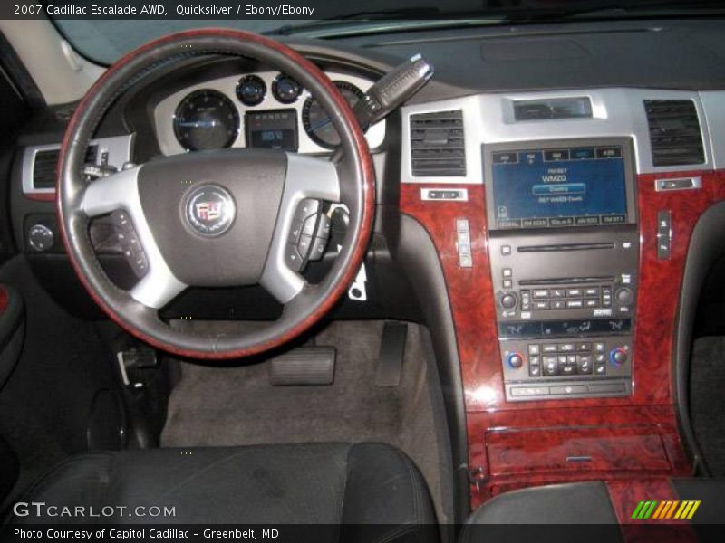 Quicksilver / Ebony/Ebony 2007 Cadillac Escalade AWD