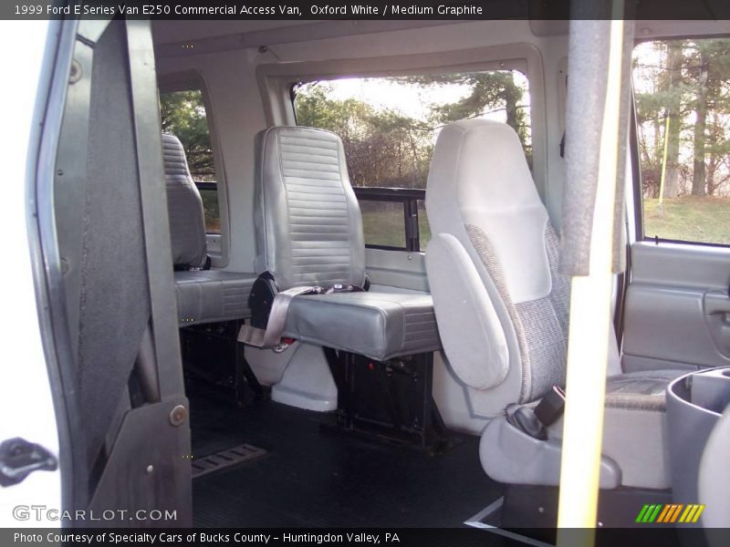 Oxford White / Medium Graphite 1999 Ford E Series Van E250 Commercial Access Van
