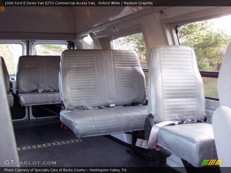 Oxford White / Medium Graphite 1999 Ford E Series Van E250 Commercial Access Van