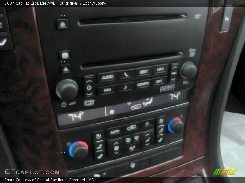 Quicksilver / Ebony/Ebony 2007 Cadillac Escalade AWD