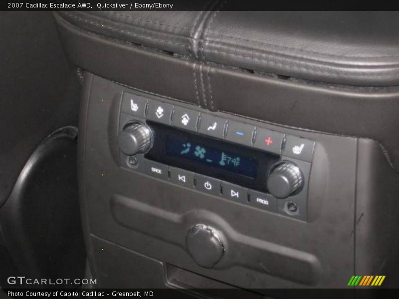 Quicksilver / Ebony/Ebony 2007 Cadillac Escalade AWD