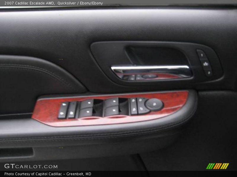 Quicksilver / Ebony/Ebony 2007 Cadillac Escalade AWD