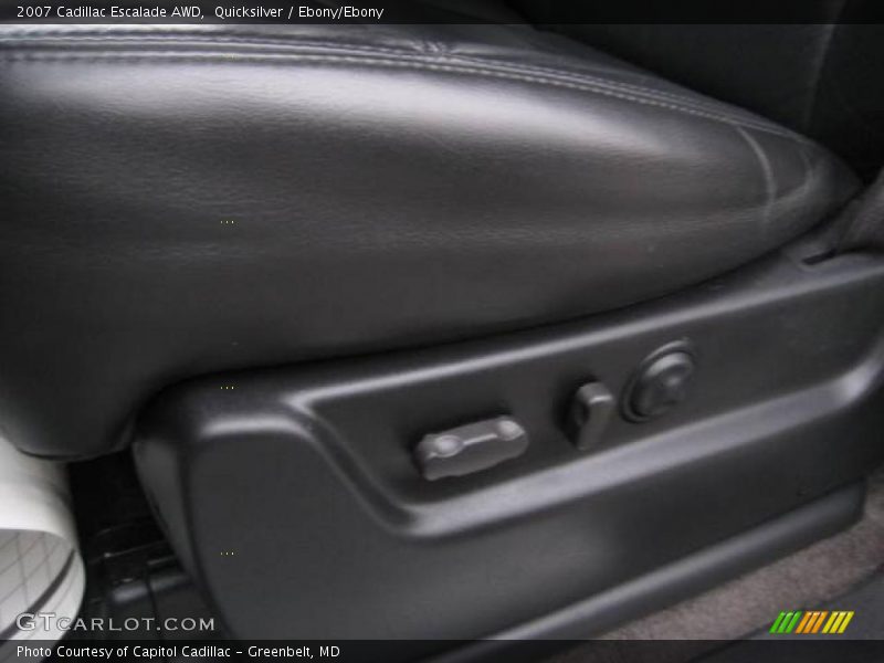 Quicksilver / Ebony/Ebony 2007 Cadillac Escalade AWD