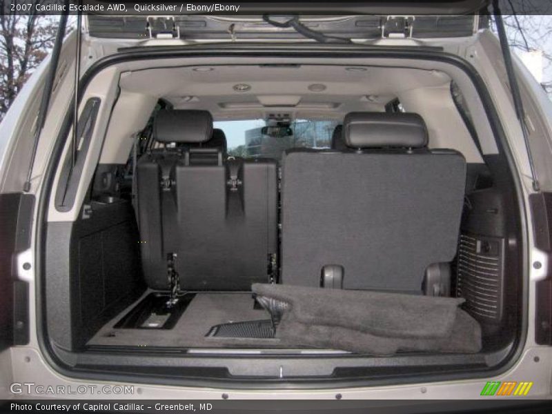 Quicksilver / Ebony/Ebony 2007 Cadillac Escalade AWD