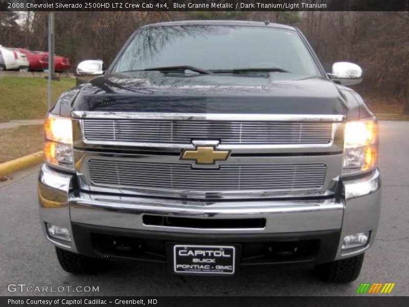 Blue Granite Metallic / Dark Titanium/Light Titanium 2008 Chevrolet Silverado 2500HD LTZ Crew Cab 4x4