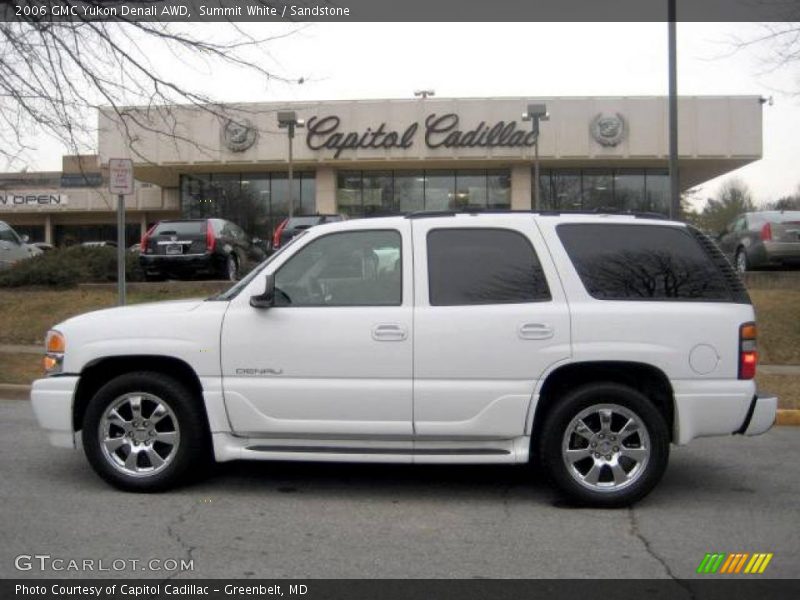 Summit White / Sandstone 2006 GMC Yukon Denali AWD