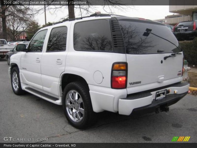Summit White / Sandstone 2006 GMC Yukon Denali AWD