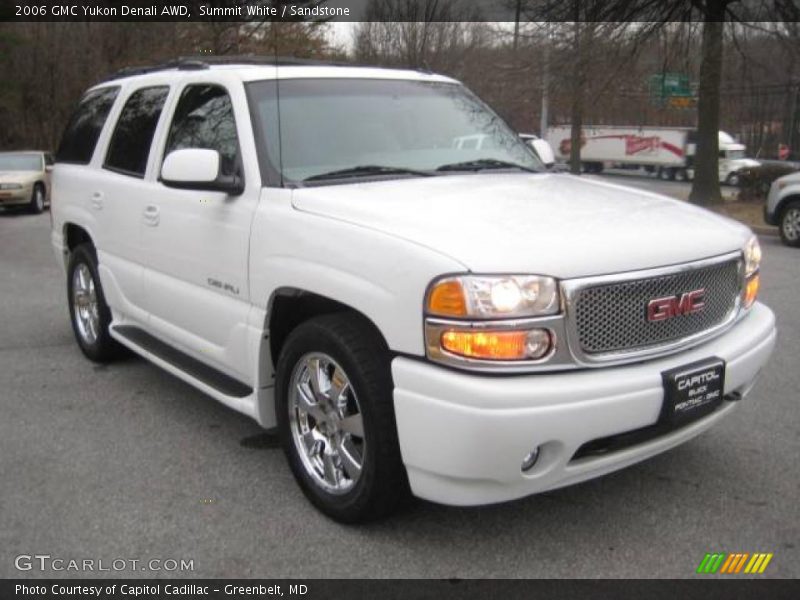 Summit White / Sandstone 2006 GMC Yukon Denali AWD