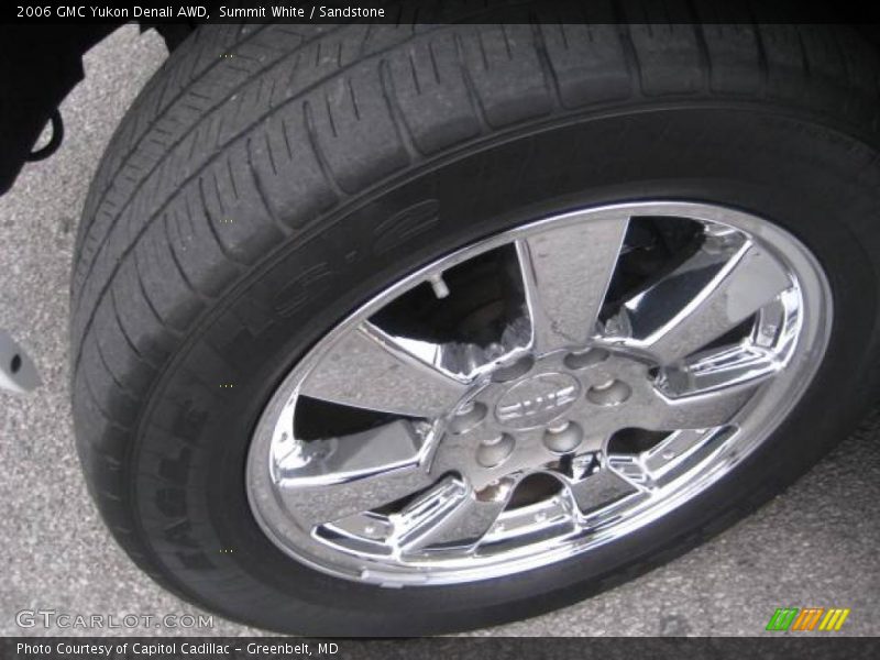Summit White / Sandstone 2006 GMC Yukon Denali AWD