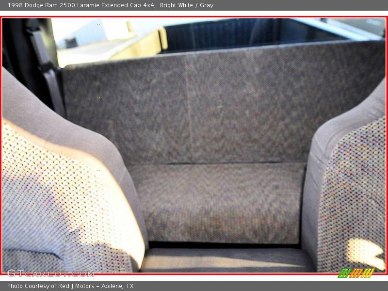 Bright White / Gray 1998 Dodge Ram 2500 Laramie Extended Cab 4x4