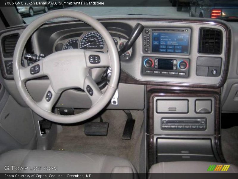 Summit White / Sandstone 2006 GMC Yukon Denali AWD