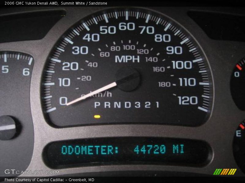 Summit White / Sandstone 2006 GMC Yukon Denali AWD