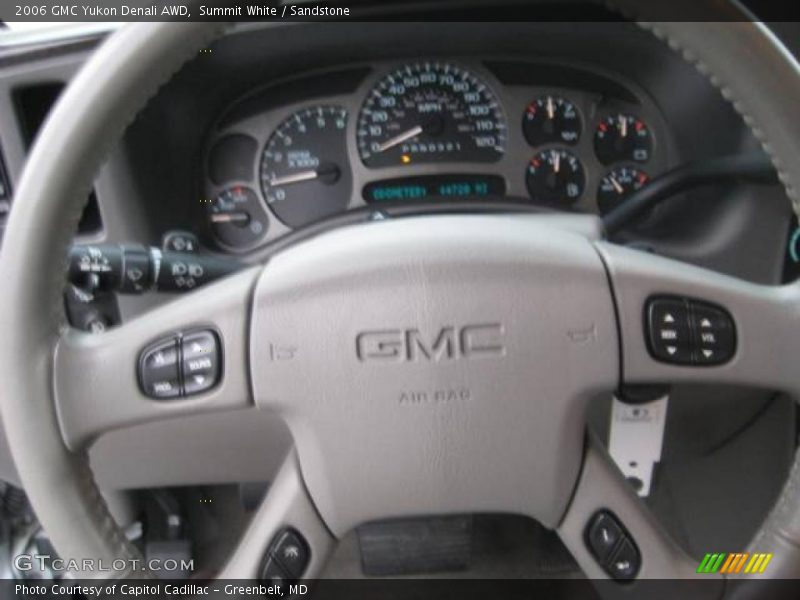 Summit White / Sandstone 2006 GMC Yukon Denali AWD