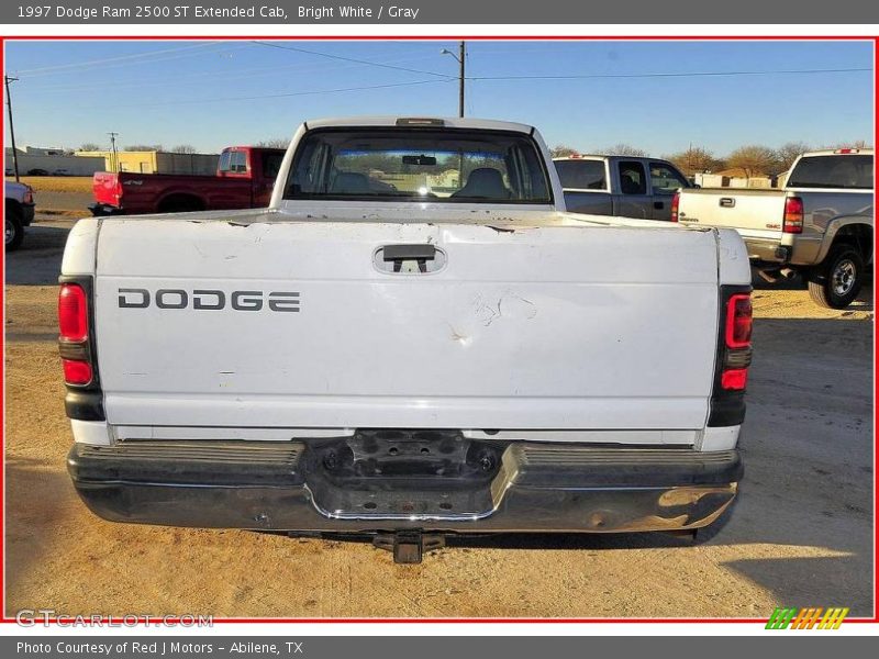Bright White / Gray 1997 Dodge Ram 2500 ST Extended Cab