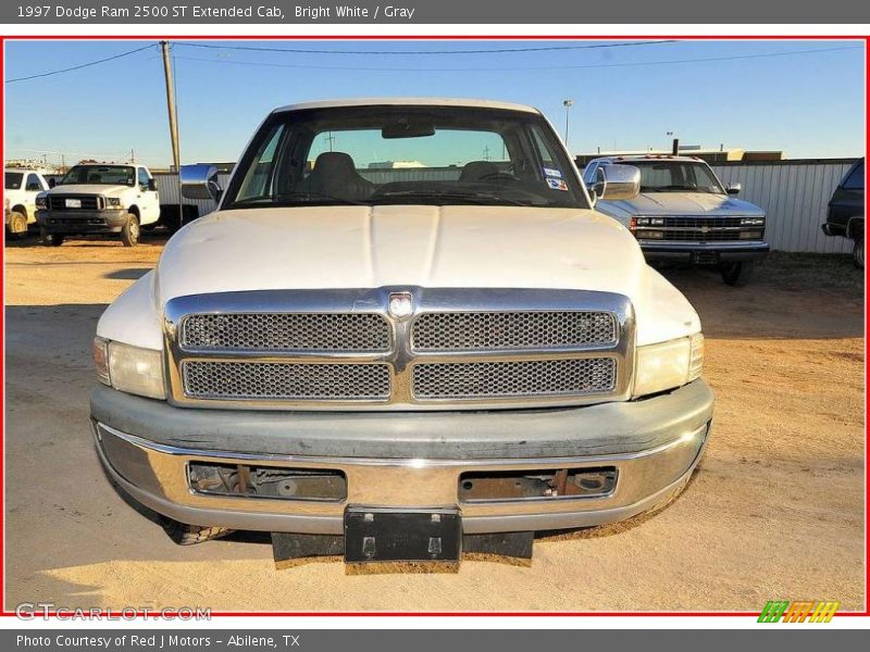 Bright White / Gray 1997 Dodge Ram 2500 ST Extended Cab