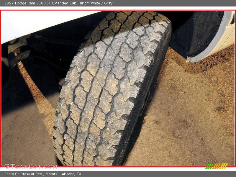 Bright White / Gray 1997 Dodge Ram 2500 ST Extended Cab