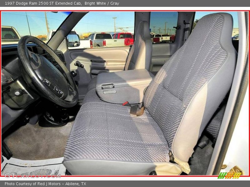 Bright White / Gray 1997 Dodge Ram 2500 ST Extended Cab