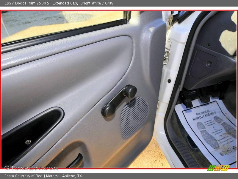 Bright White / Gray 1997 Dodge Ram 2500 ST Extended Cab