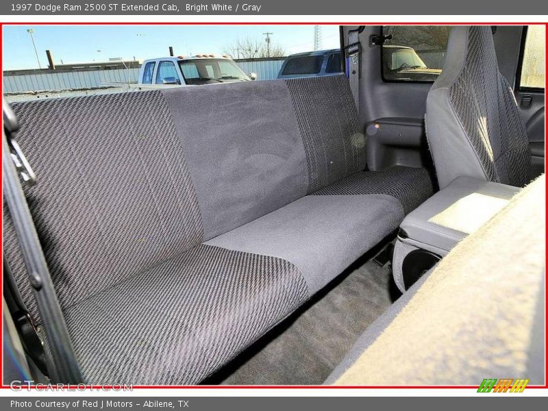 Bright White / Gray 1997 Dodge Ram 2500 ST Extended Cab