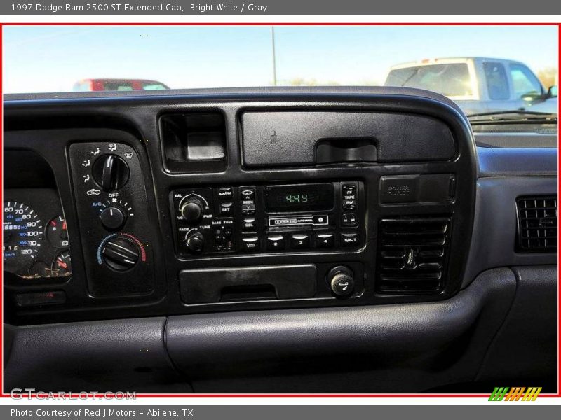 Bright White / Gray 1997 Dodge Ram 2500 ST Extended Cab