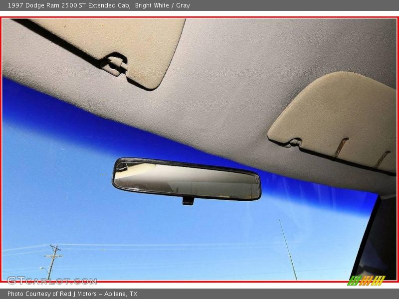 Bright White / Gray 1997 Dodge Ram 2500 ST Extended Cab