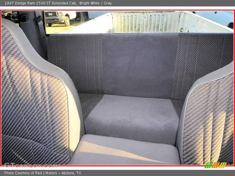 Bright White / Gray 1997 Dodge Ram 2500 ST Extended Cab