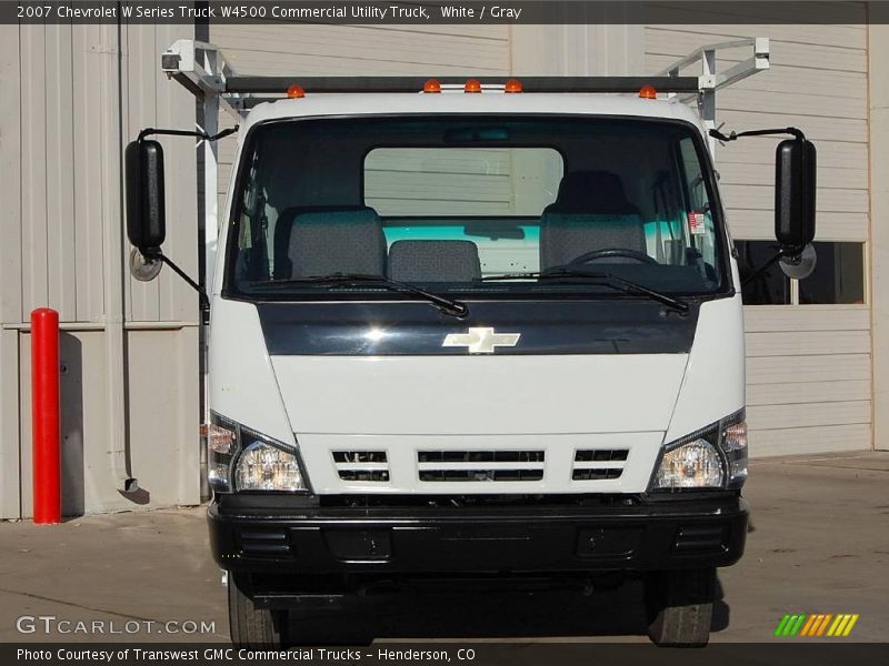 White / Gray 2007 Chevrolet W Series Truck W4500 Commercial Utility Truck