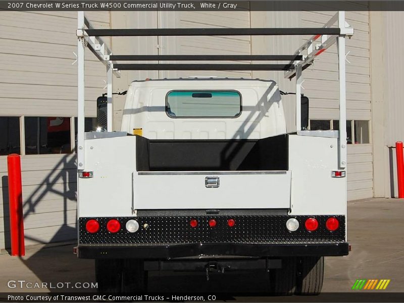 White / Gray 2007 Chevrolet W Series Truck W4500 Commercial Utility Truck