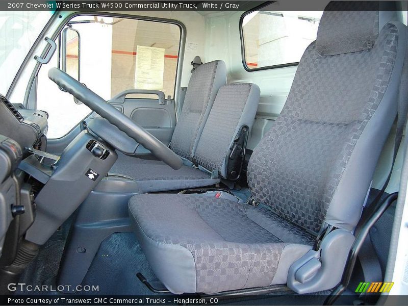 White / Gray 2007 Chevrolet W Series Truck W4500 Commercial Utility Truck