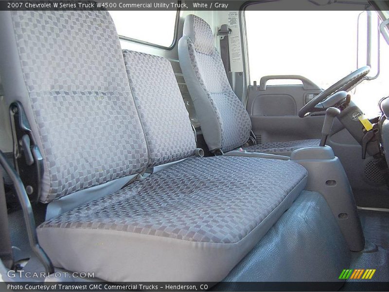 White / Gray 2007 Chevrolet W Series Truck W4500 Commercial Utility Truck