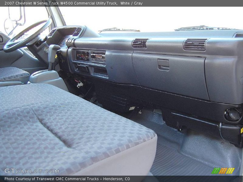 White / Gray 2007 Chevrolet W Series Truck W4500 Commercial Utility Truck