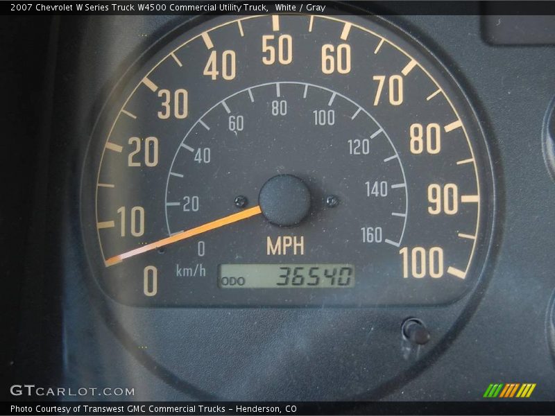 White / Gray 2007 Chevrolet W Series Truck W4500 Commercial Utility Truck