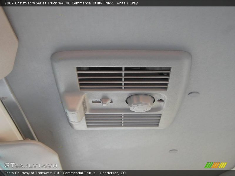 White / Gray 2007 Chevrolet W Series Truck W4500 Commercial Utility Truck