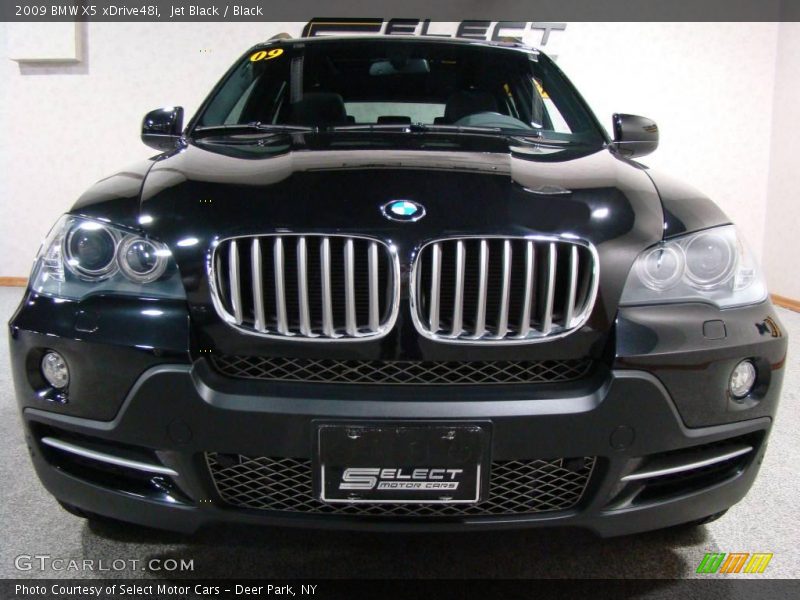 Jet Black / Black 2009 BMW X5 xDrive48i