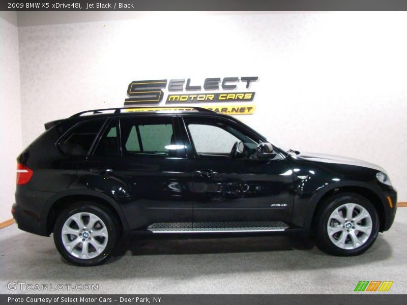 Jet Black / Black 2009 BMW X5 xDrive48i