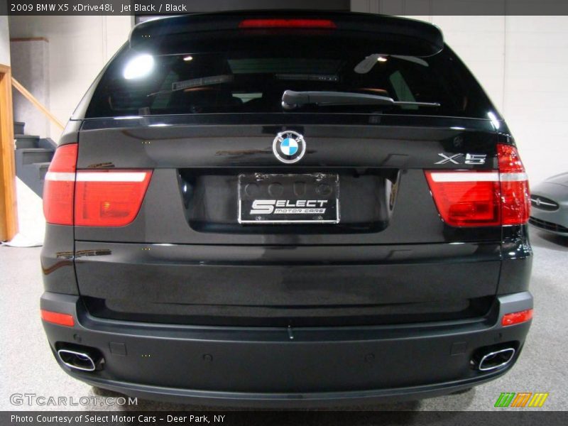 Jet Black / Black 2009 BMW X5 xDrive48i