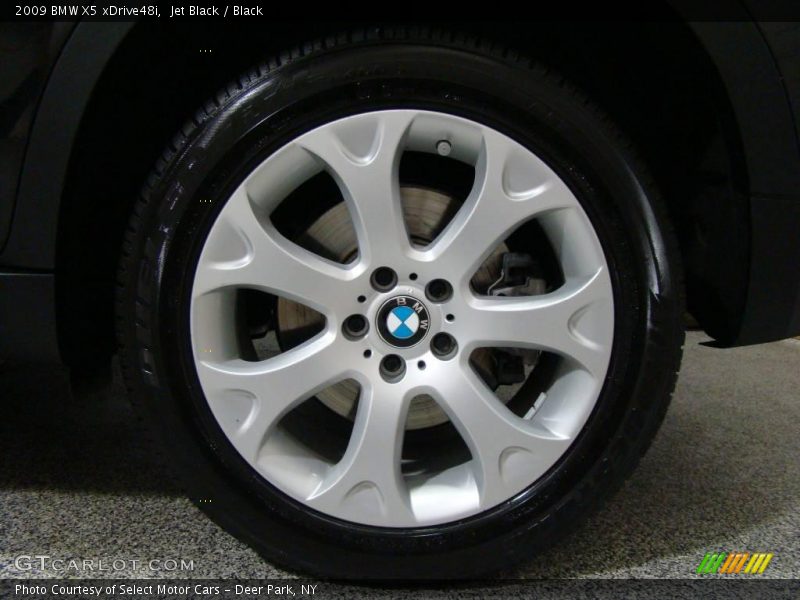 Jet Black / Black 2009 BMW X5 xDrive48i