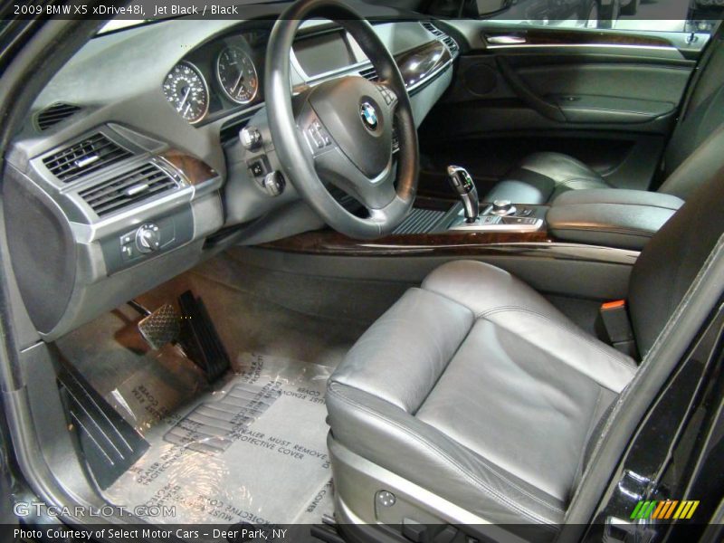 Jet Black / Black 2009 BMW X5 xDrive48i
