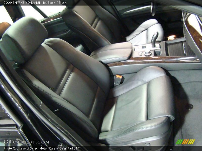 Jet Black / Black 2009 BMW X5 xDrive48i